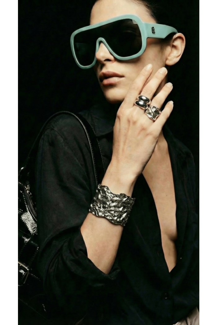 BRAZALETE CORAL PLATA