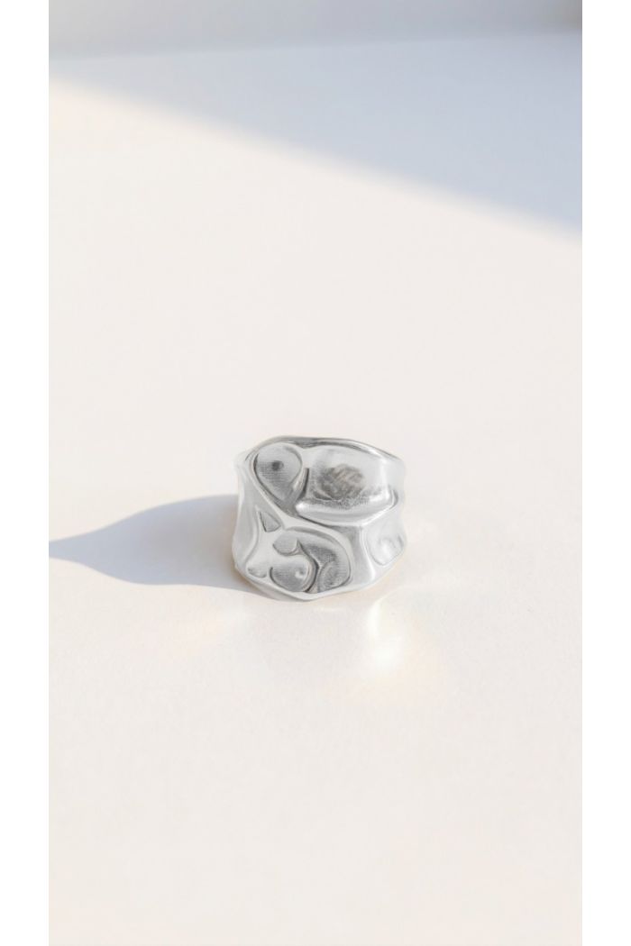 ANILLO CORAL PLATA