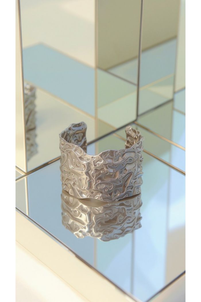 BRAZALETE CORAL PLATA