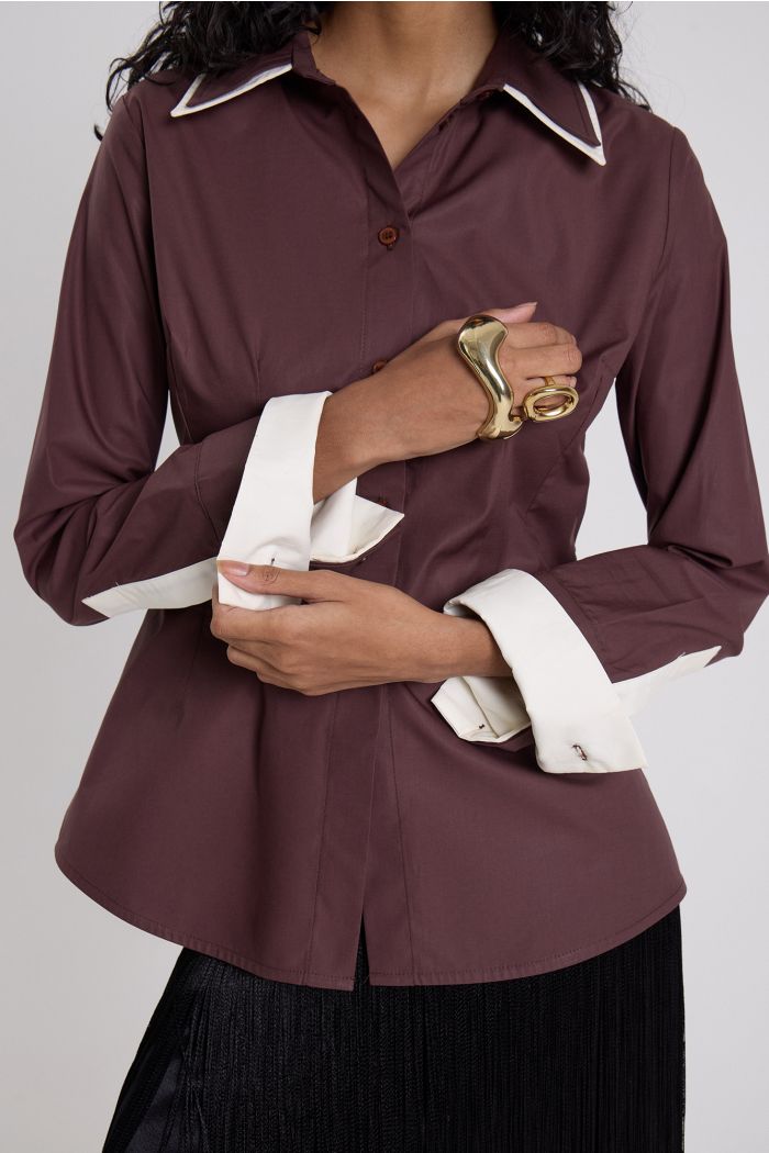 CAMISA RAMSES MARRON