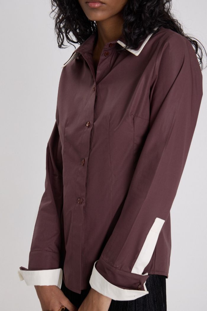 CAMISA RAMSES MARRON