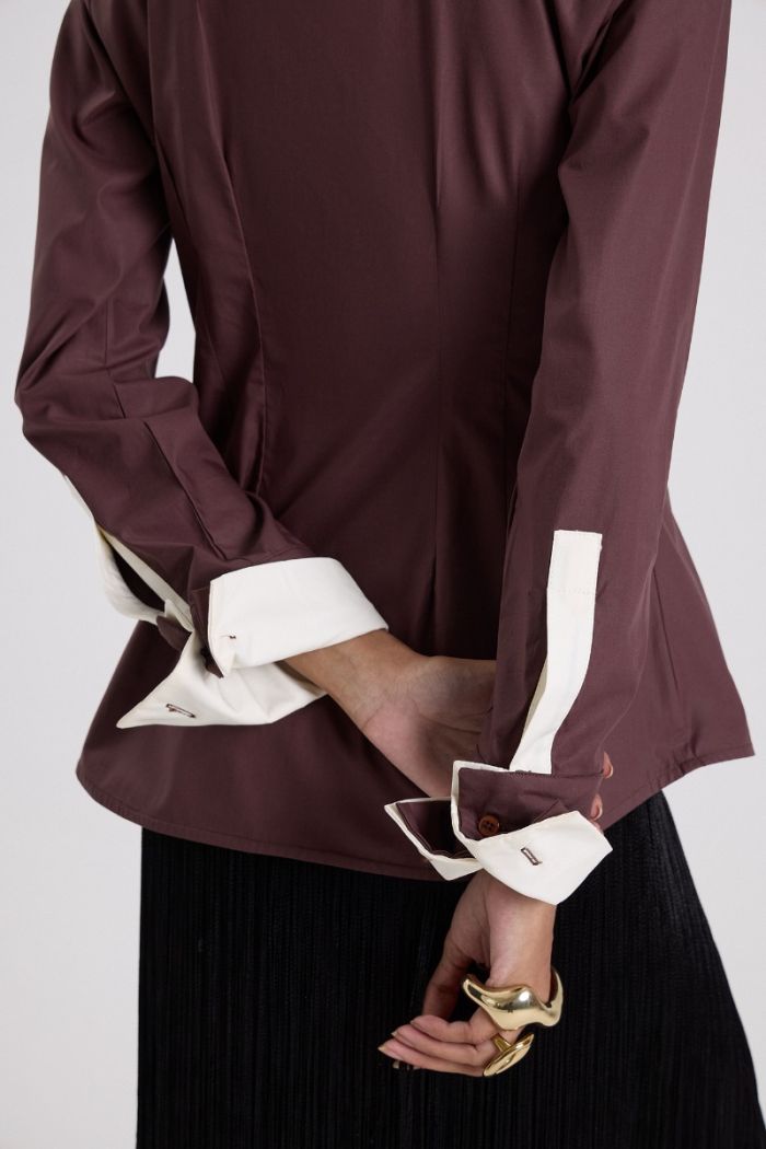 CAMISA RAMSES MARRON