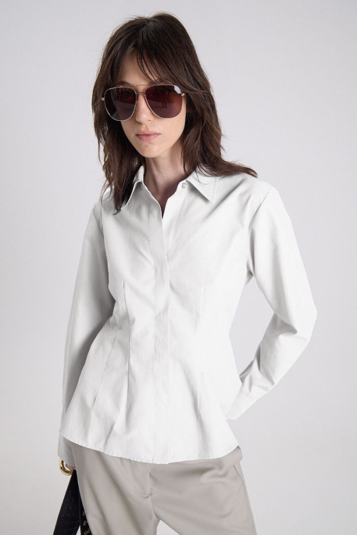 CAMISA SLIM AGNES BLANCO