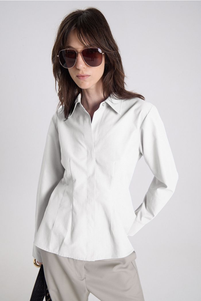 CAMISA SLIM AGNES BLANCO