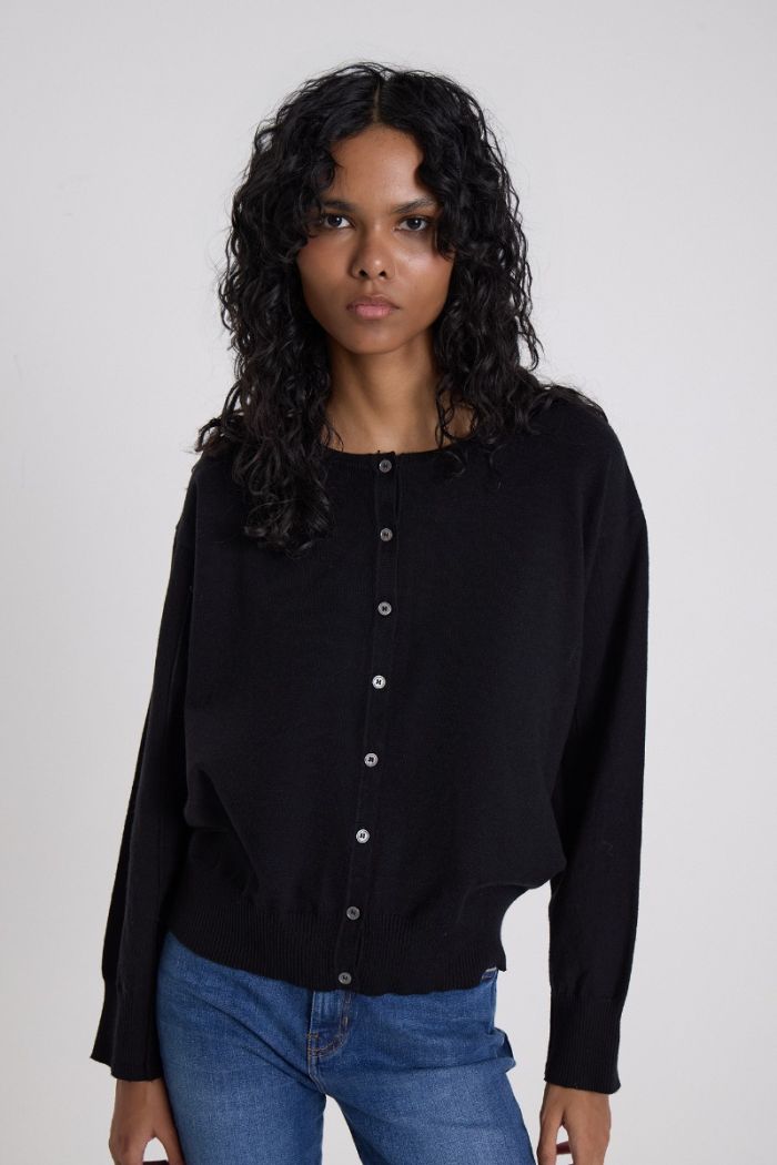 CARDIGAN AGENI NEGRO