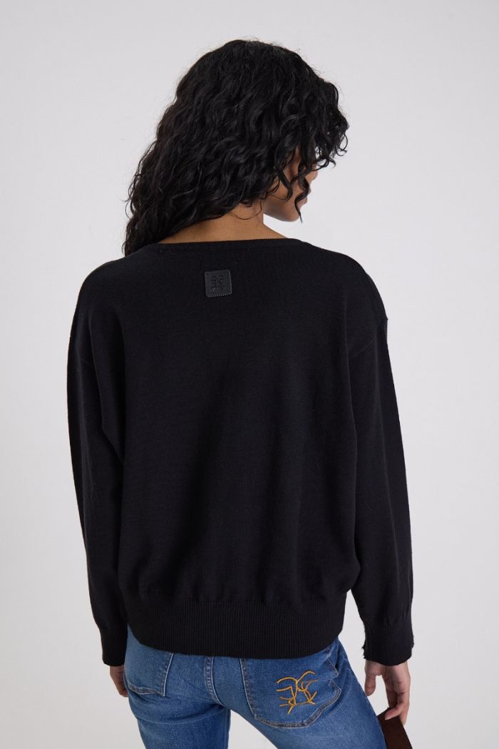 CARDIGAN AGENI NEGRO