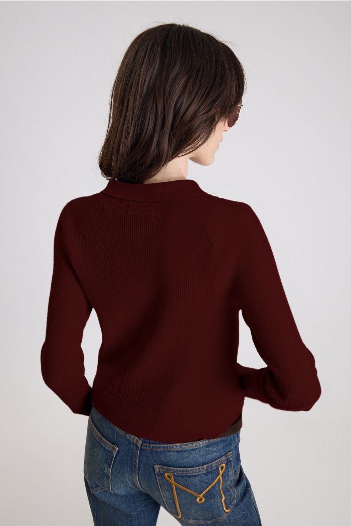 CARDIGAN CELTIS BORDEAUX