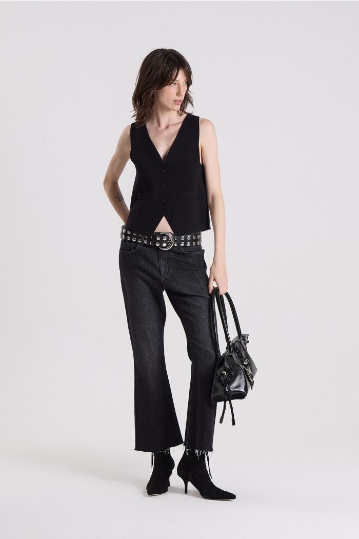 CHALECO DENDERA NEGRO