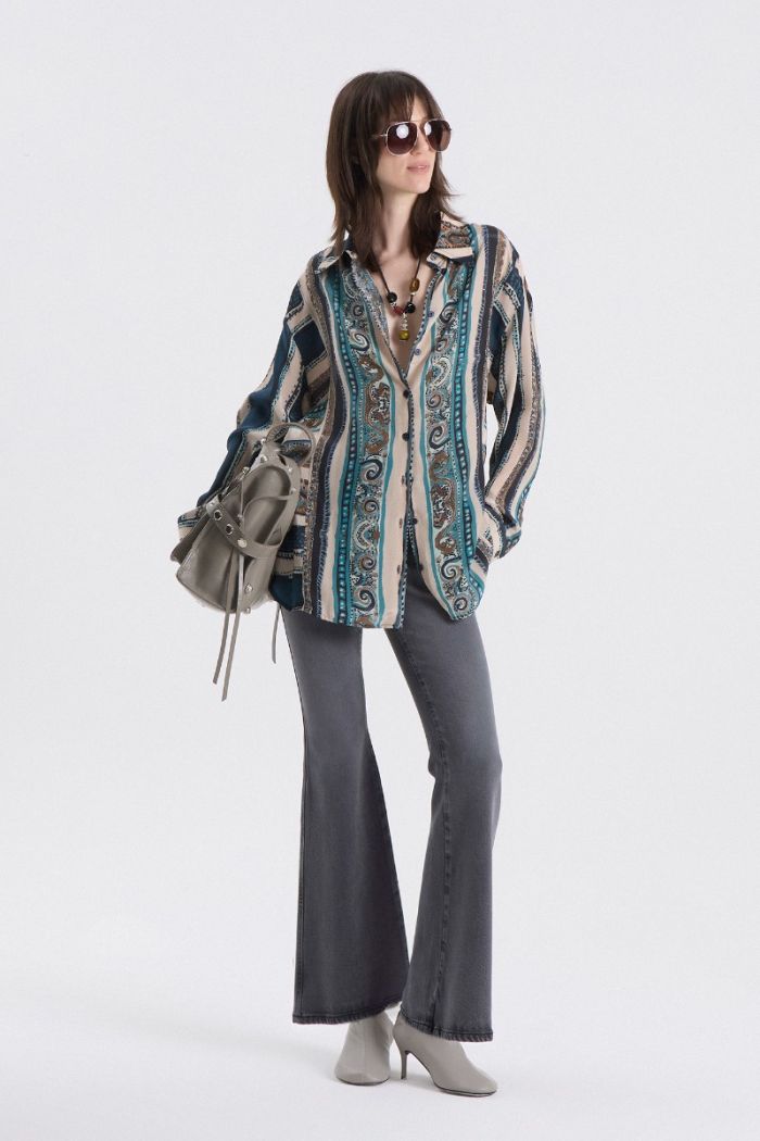 LENNON JULIA SHIRT AZUL