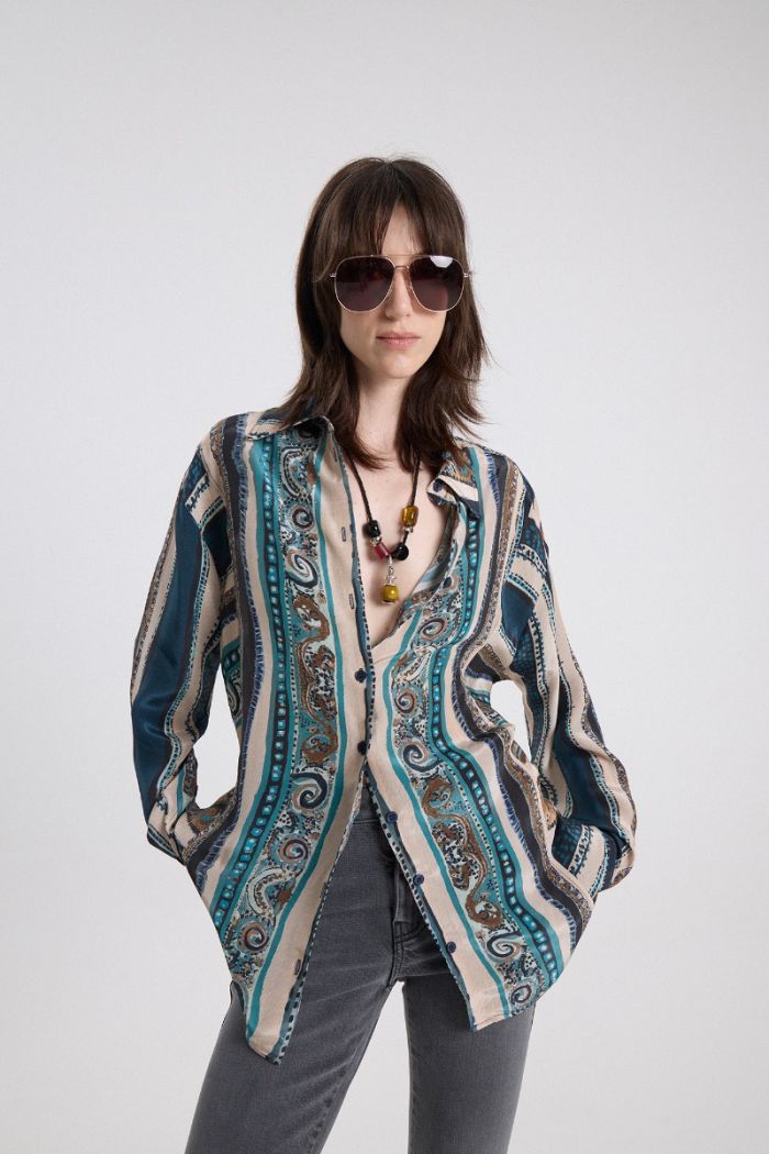 LENNON JULIA SHIRT AZUL