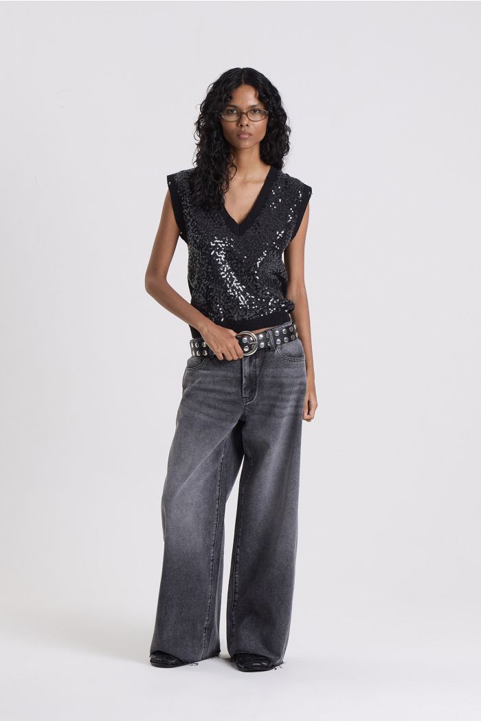 LOOSE BOOTCUT KAELIS G GRIS