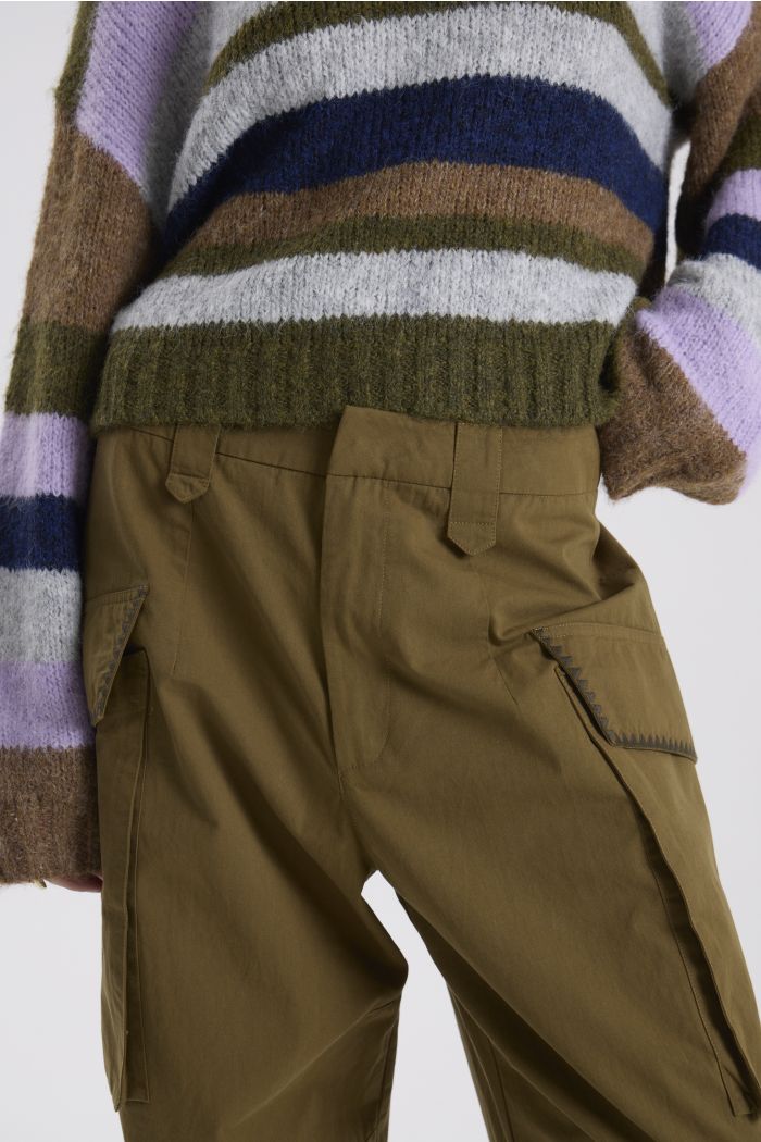 NESS ISA CARGO PANTS ARMY