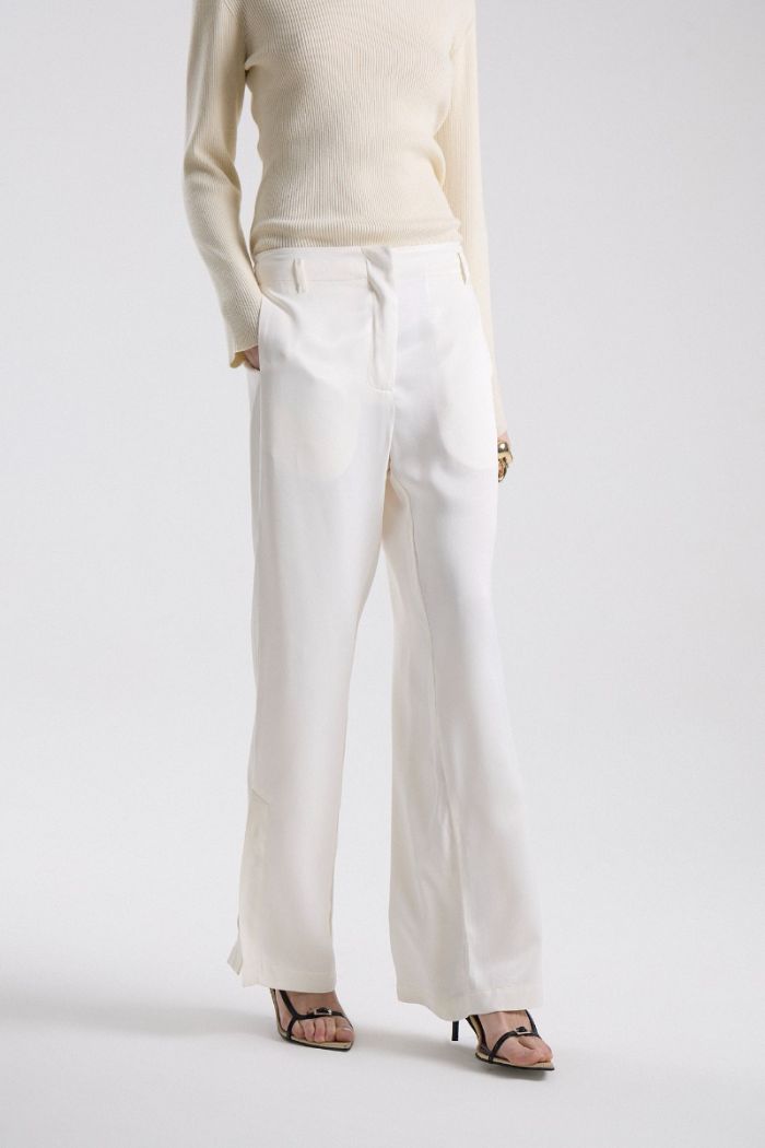PANTALON COLUMNA OFF WHITE