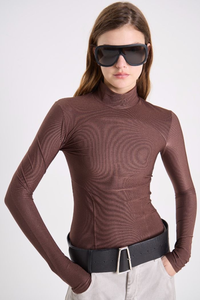 POLERA NATRON CHOCOLATE