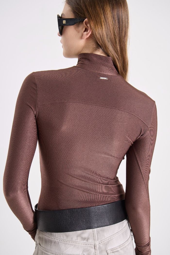 POLERA NATRON CHOCOLATE