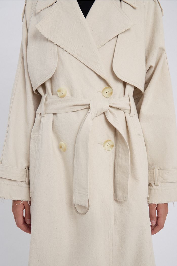 TRENCH SATURNO CRUDO