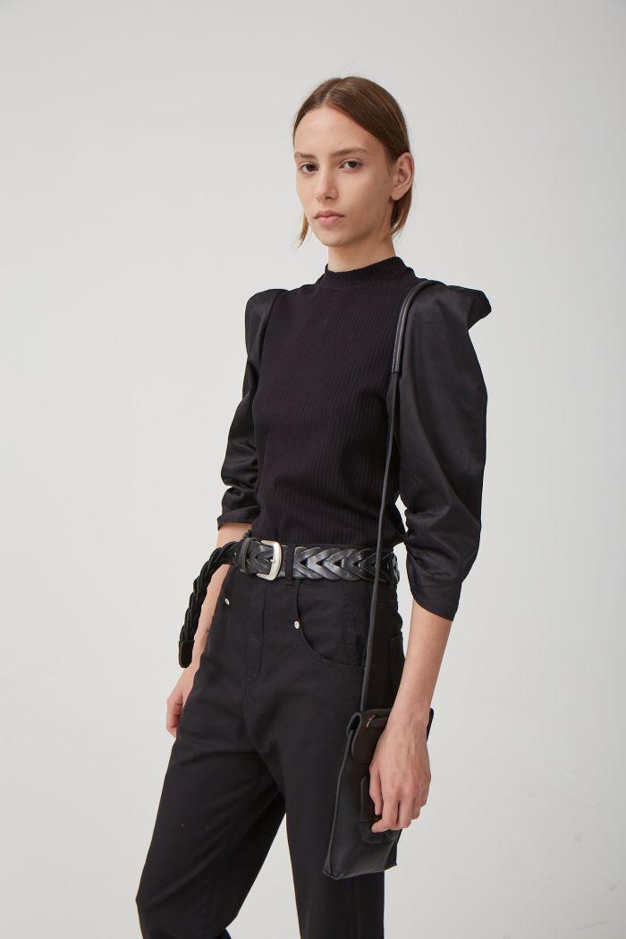 PANTALON STRAIGHT FRANKS NEGRO