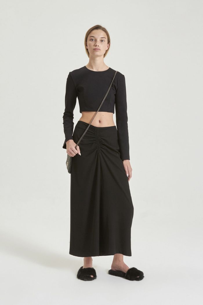 POLLERA PURIAS NEGRO