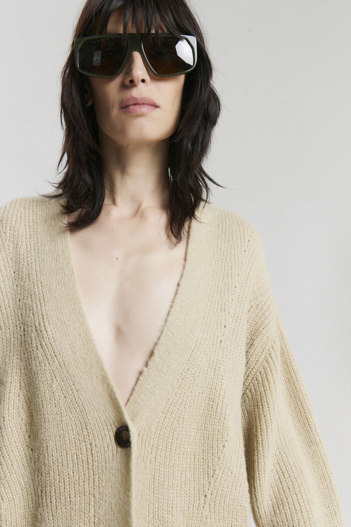 CARDIGAN VALENTINA CRUDO