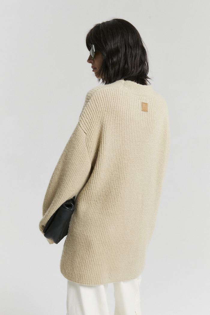 CARDIGAN VALENTINA CRUDO