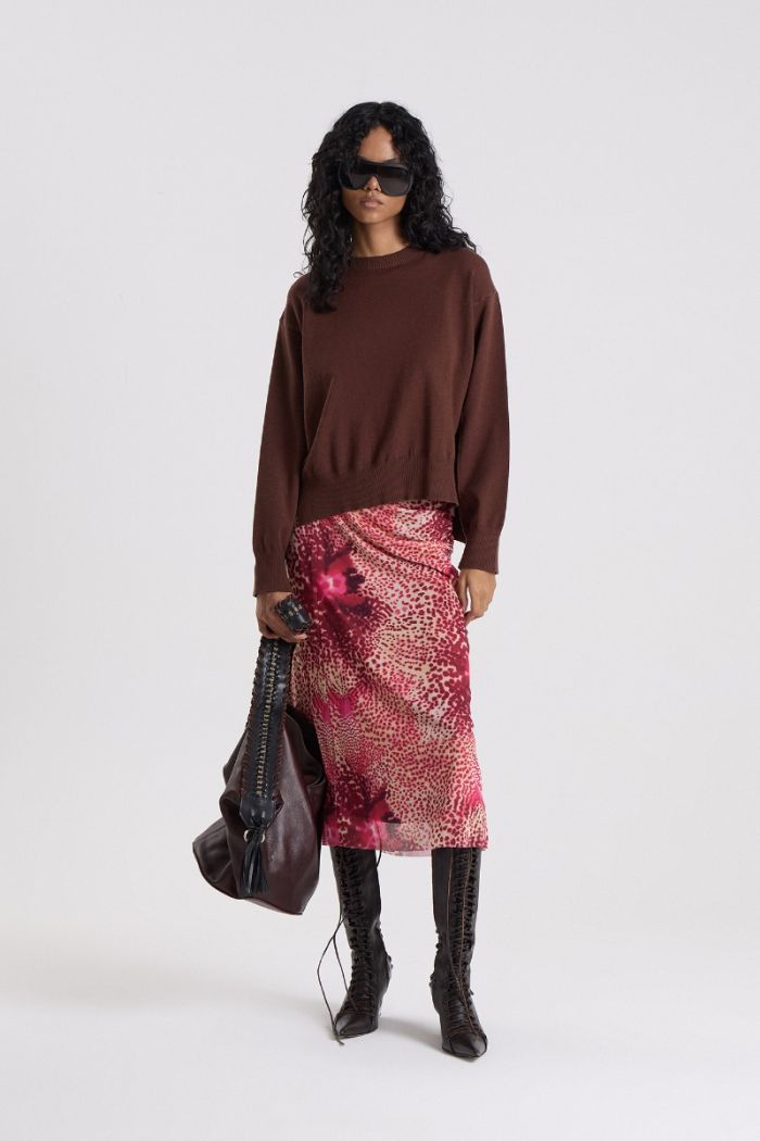 SWEATER AGENI CHOCOLATE