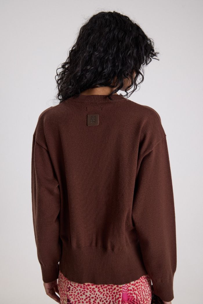 SWEATER AGENI CHOCOLATE