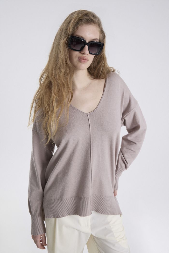 SWEATER V AGENI BEIGE