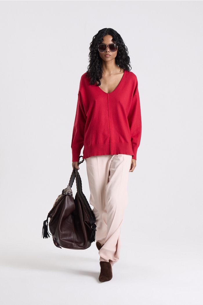 SWEATER V AGENI ROJO
