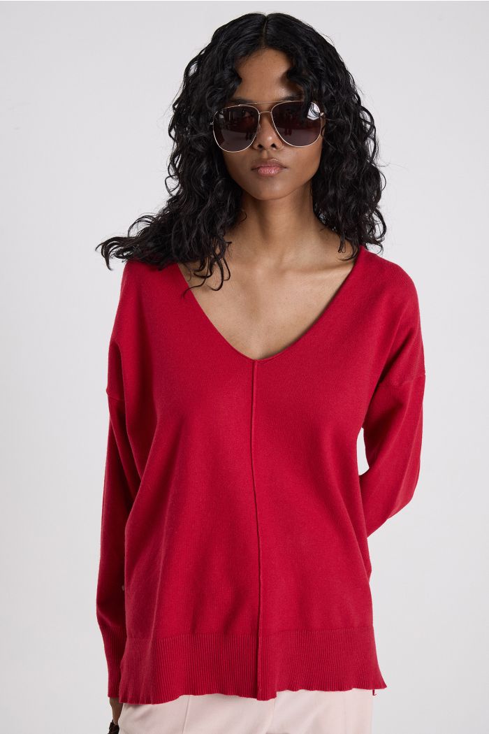SWEATER V AGENI ROJO