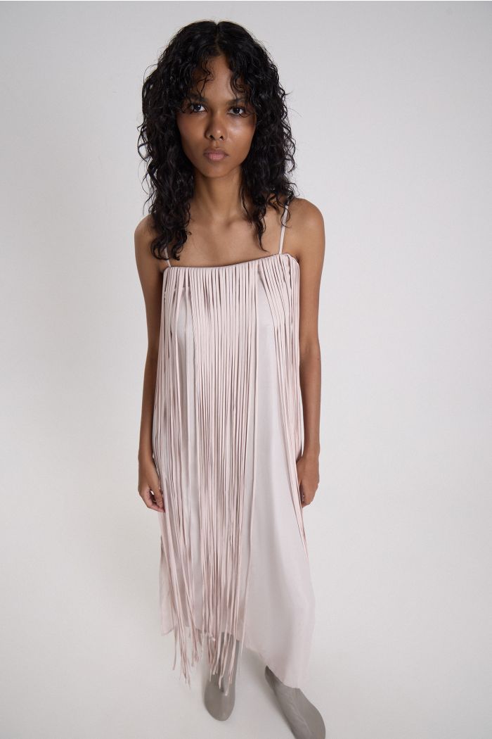 VESTIDO MIDI AYOKA PLATA