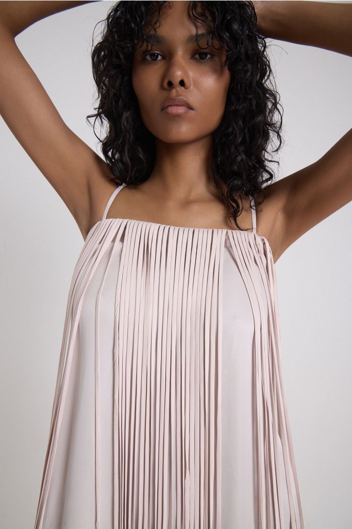 VESTIDO MIDI AYOKA PLATA