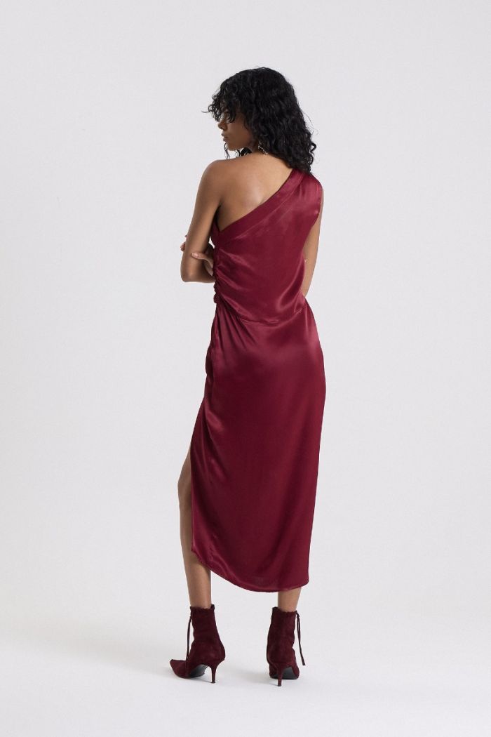 VESTIDO PERET BORDEAUX