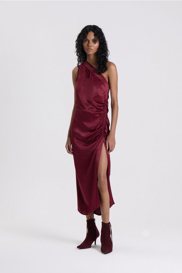 VESTIDO PERET BORDEAUX