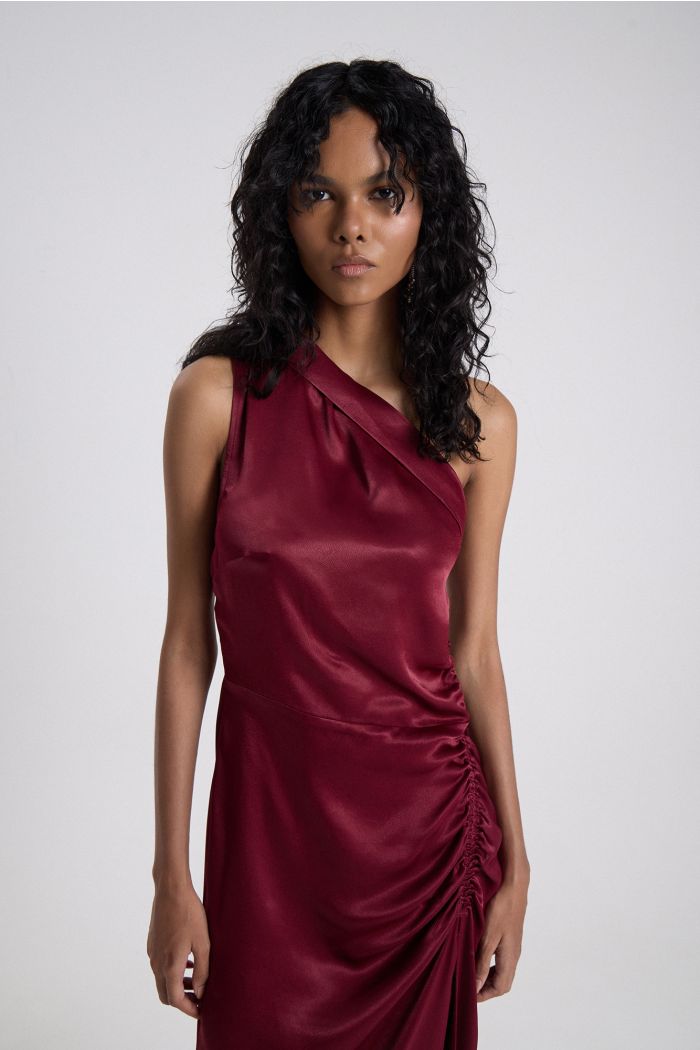 VESTIDO PERET BORDEAUX