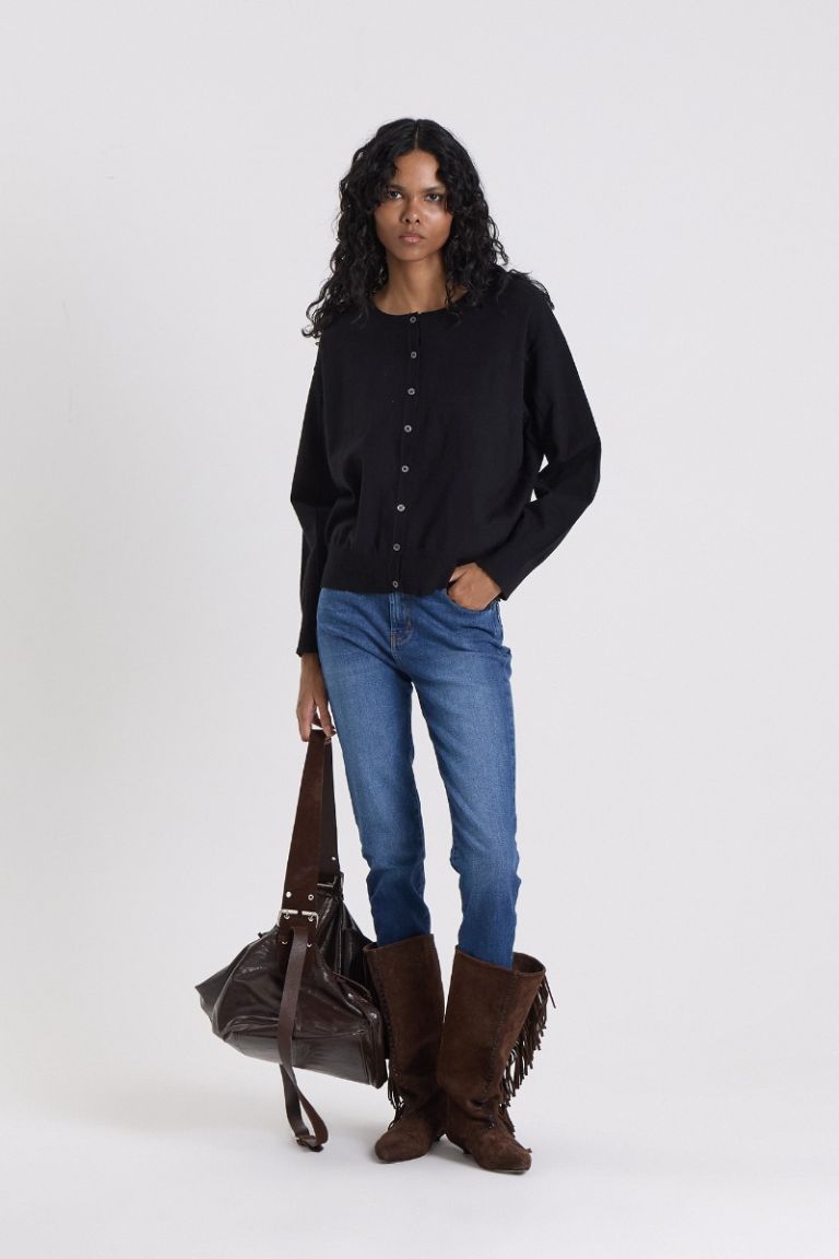 CARDIGAN AGENI NEGRO