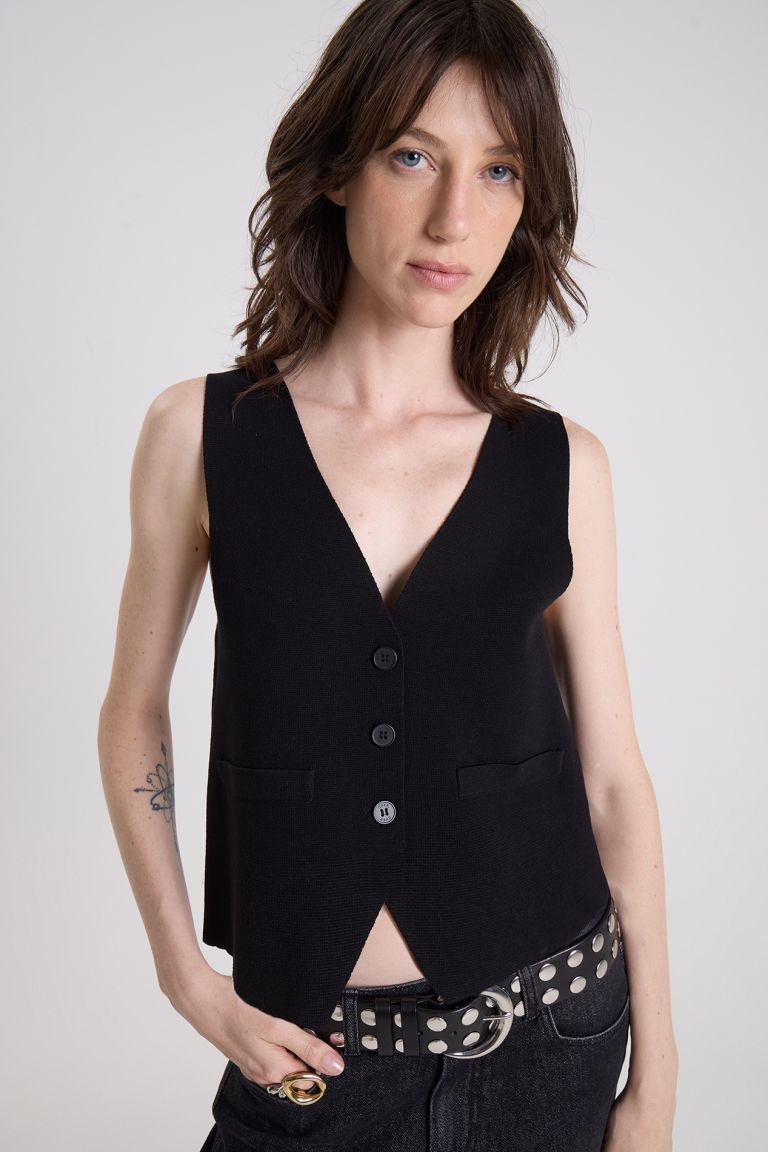 CHALECO DENDERA NEGRO