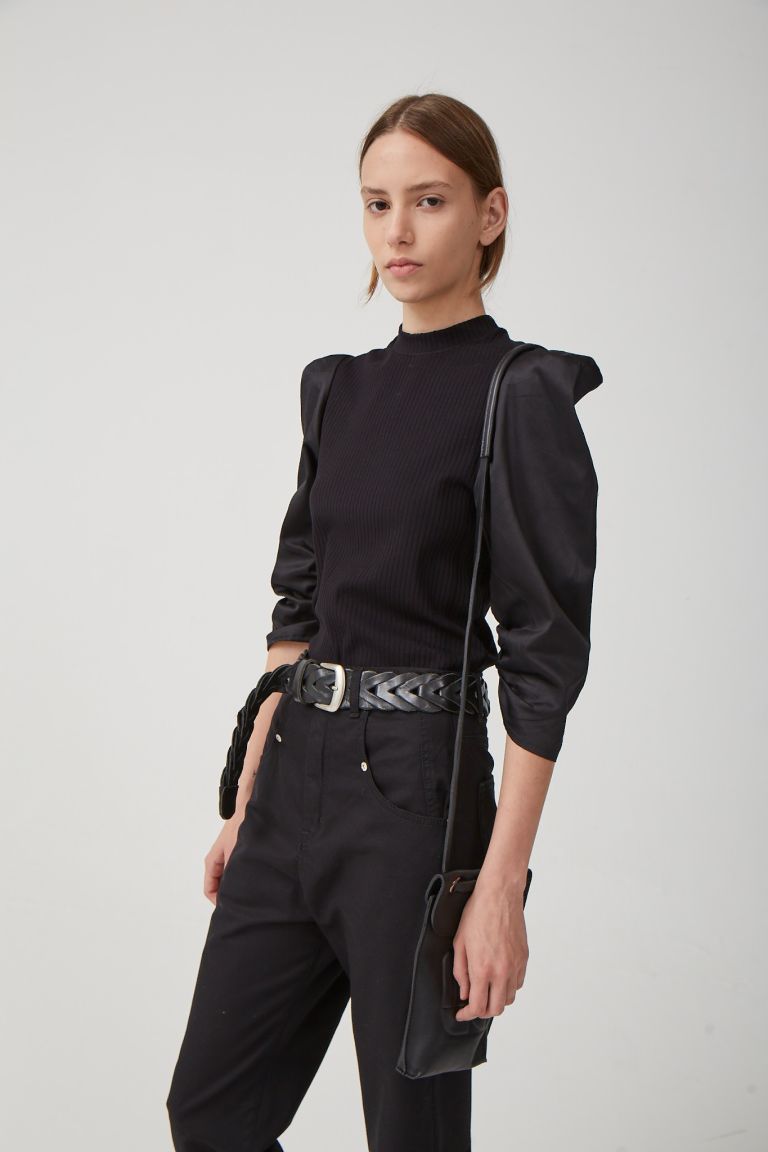 PANTALON STRAIGHT FRANKS NEGRO