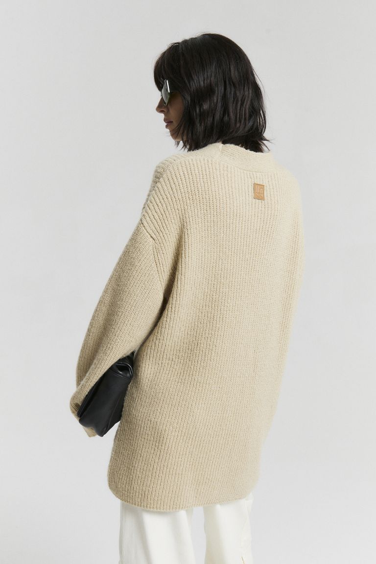 CARDIGAN VALENTINA CRUDO