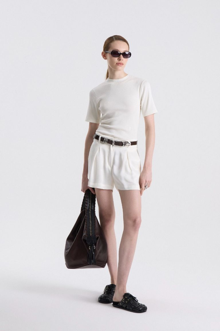 SHORT COLUMNA OFF WHITE